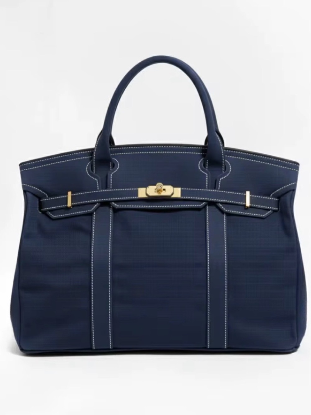 Boatkin Navy Blue Canvas Tote